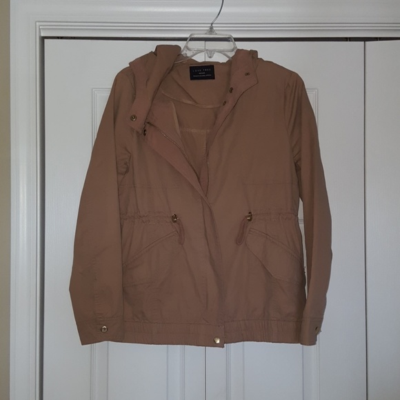 Love Tree Jackets & Blazers - Love Tree hooded canvas utility jacket size medium